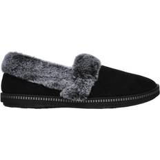 Skechers Suede Slippers & Sandals Skechers Fur Lined Slipper - Black