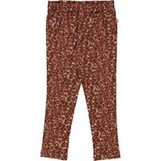 Wheat Bille Trousers - Maroon Flowers