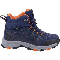 Velcro Winter Shoes Cotswold Kids Coaley Hiking Boots - Navy