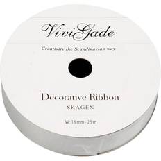 Vivi Gade Creativ Company Cadeaulint Mat Zilver, 25m