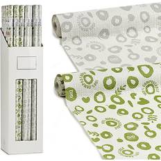 BigBuy Home DAM Lot de 2 Rouleaux de Nappe Papier 1x18x5 Mètres