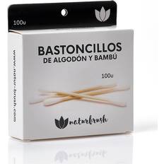 Swabs Natürbrush Cotton Buds Naturbrush Organic (100 Pieces)