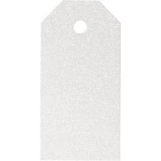 Hvid Gavemærker Vivi Gade Manillamärken, vit, 5x10 cm, glitter, 300 g, 15 st. 1 förp