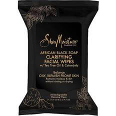 Shea Moisture Hudvård Shea Moisture African Black Soap Clarifying Facial Wipes by for Unisex 30 Pc Wipes