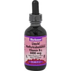Bluebonnet Nutrition Liquid Methylcobalamin Vitamin B12 Natural Raspberry 5000 mcg 2 fl oz