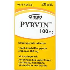 Springmask Pyrvin 100mg 20 st Tablett