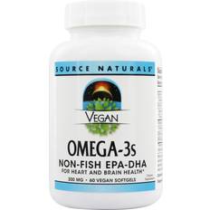 Omega 3s Source Naturals Vegan Omega-3s EPA-DHA 300 mg 60 Vegan Softgels