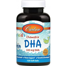 Carlson Labs Kid's Chewable DHA 100mg Orange 120 softgels