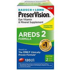 Bausch & Lomb PreserVision Eye Vitamin and Mineral Supplement 120 pcs