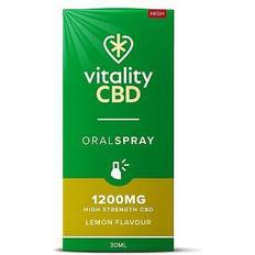 CBD Oils Vitality CBD 30ml Oral Spray 1200MG High Strength CBD Lemon Flavour