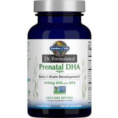 Vegansk omega 3 Garden of Life Dr. Formulated Prenatal DHA Vegan 30 Softgels