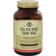 Vitamins & Supplements Solgar Glycine 500 mg 100 Vegetable Capsules