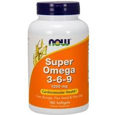 Vitamine & Nahrungsergänzung Now Foods Super Omega 3-6-9 1200mg 180 softgels 180 Stk.