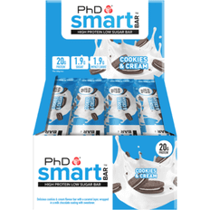 PhD Nutrition Smart Bar, Cookies and Cream, 12 x 64g