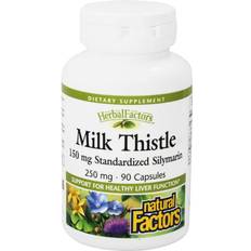 Vitamins & Supplements Natural Factors Milk Thistle Extract 250 mg 90 Capsules