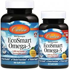 Carlson fiskeolie Carlson EcoSmart Omega-3 Lemon 90 Softgels