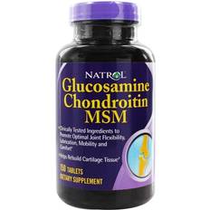 MSM Vitaminer & Mineraler Natrol Glucosamine Chondroitin and MSM 150 Tablets