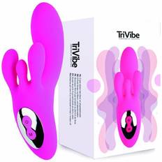 Feelztoys Rave G-Spot Vibrator Clitoral & Labia Stimulation Pink