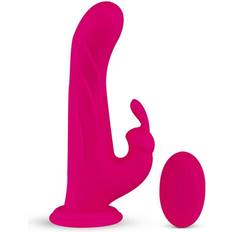 Feelztoys Rabbit Vibrator Whirl-Pulse & Remote Control Fuchsia