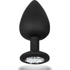 Buttplug large Sexleksaker Sparkly Silicone Buttplug Large