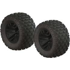 Car tire Arrma AR550044 dBoots Fortress MT Tire Set Glued Blk (2)