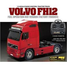 Radiostyrte arbeidskjøretøy Tamiya 1:14 R/C Full Option Volvo FH12 Red