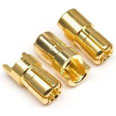 Wittmax Male Gold Connectors (6.0mm Dia) (3 Pcs) 101952