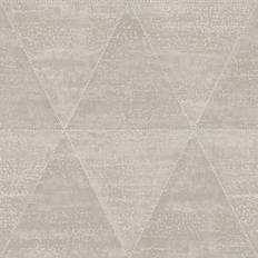Silver Tapeter Origin tapet slitna metalltrianglar varm silver