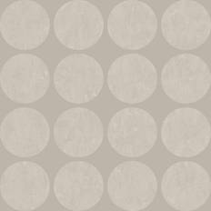 Silver Tapeter Origin tapet stora slitna rundlar varm silver