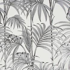 Julien Macdonald Graham & Brown Honolulu Silver Wallpaper Paper wilko