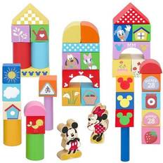 Bloques De Madera Para Bebés Bote 40 Piezas Disney Baby By Woomax