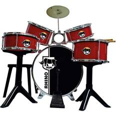 Plastic Toy Drums Reig Trumset Rhino Drums Red (75 x 68 x 54 cm)