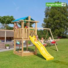 Jungle gym hut legetårn Jungle Gym Hut legetårn komplet inkl. swing module xtra ekskl. rutschebane