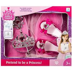 Prinsesse udklædning Udklædningssæt med prinsesse pink