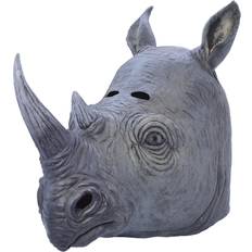 Grau Masken Bristol Novelty Unisex Vuxna Rhino Mask One Size Grey