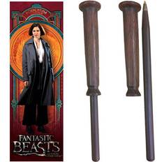 Kostüme The Noble Collection The Fantastic Beasts Porpentina Goldstein Wand Pen and Bookmark 9in (23cm) Officially Licensed Film Set Movie Props Wand Gifts Stationery