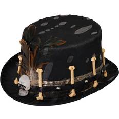Bristol Novelty Bristol Novelty Unisex Voodoo Top Hat (One Size) (Black)