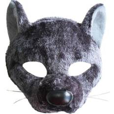 Unisex Voll abdeckende Masken Bristol Novelty Unisex Adults Rat Mask With Sound (One Size) (Dark Grey)