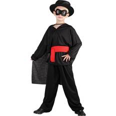 Bristol Novelty Bristol Novelty Childrens/Boys Bandit Costume (S) (Black/Red)