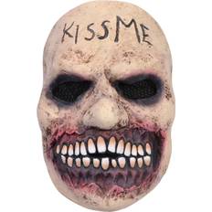 Bristol Novelty Unisex Adults Grimace Kiss Me Latex Mask (One Size) (Nude/Red)