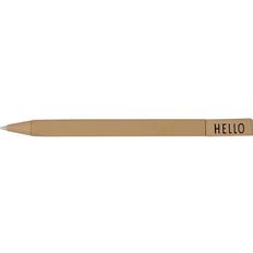 Beige Kugelschreiber Design Letters Hello Pen Beige