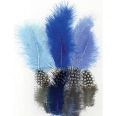 Marabou HOBBY2YOU Fjer marabou mix 18stk blå nuancer