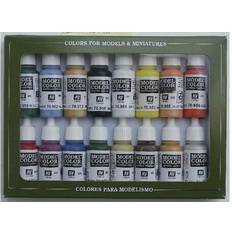 Acrylic set Vallejo Acrylic Model Color Set U.S.A Basic 16pcs