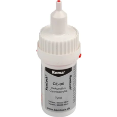 ITW KemLock CE-96 Sekundlim 20g anvendes til plast, gummi metal, keramik, træ, læder, stof