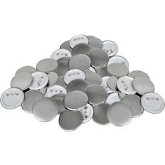Suministros de Costura vidaXL Chapas 500 Unidades 58 mm Plateado