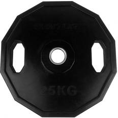 Tunturi Olympic Rubber Plate 25.0kg. Single nero nero nero