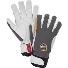 Donna - Pelle Guanti Hestra Ergo Grip Active Gloves - Grey/Off White