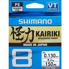 Shimano Tresse Kairiki 8 150m Steel Grey diamètre nylon 16/100