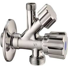 Solar Plus Milton stopvent 1/2''x3/8''x3/ med kontraventil til vaskemaskine. gdv godkendt