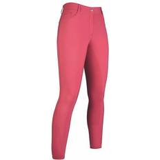 Ridsport - Röda Byxor HKM Sunshine Silicone Full Seat Riding Breeches Women